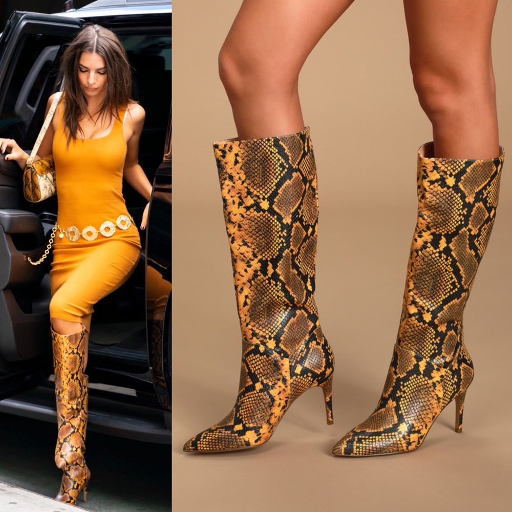 Steve Madden Kinga Snake Boots